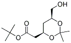 (4R-CIS)-1,1-Dimethylethyl 6-Hydroxymethyl-2,2-Dimethyl-1,3-Dioxane-4-Acetate 结构式