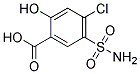 4-Chloro-5-Sulfamoyal Salicylic Acid 结构式