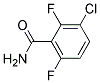 3-氯-2,6-二氟苯甲酰胺, 97+% 结构式