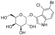 5-Bromo-4-chloro-3-indolyl-a-D-galactopyranoside 结构式