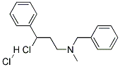(RS)-N-苄基-N-甲基-3-氯-3苯基-丙胺盐酸盐 结构式