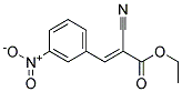 Ethyl-a-cyano-3-nitrocinnamate 结构式