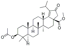 Methyl-3b-acetoxy-21-oxolup-18-ene-28-oate 结构式