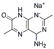 4-AMINO-2,6-DIMETHYL-7(8H)-PTERIDONE SODIUM SALT 结构式