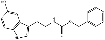 BENZYL[2-(5-HYDROXYINDOL-3-YL)-ETHYL]CARBAMATE 结构式