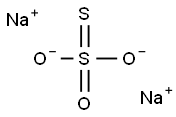 SODIUM THIOSULPHATE ANHYDROUS 结构式