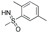 S-甲基-S-(2,5-二甲基苯基)亚磺酰亚胺 结构式