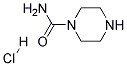 PIPERAZINE-1-CARBOXLIC ACID AMIDE HYDROCHLORIDE 结构式