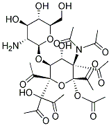 OCTAACETYLCHITOBIOSE 结构式