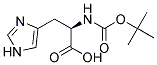 N-TERT-BUTOXYCARBONYL-D-HISTIDINE 结构式