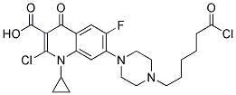 N-HEXANOYL CHLORIDE, (CAPROYL CHLORIDE) 结构式