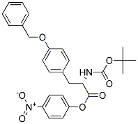 N-BOC-O-BENZYL-L-TYROSINE P-NITROPHENYL ESTER 结构式