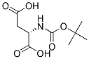 NALPHA-TERT-BUTOXYCARBONYL-L-ASPARTIC ACID 结构式