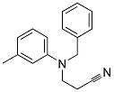 N-苄基-N-氰乙基-间甲基苯胺 结构式