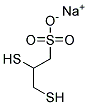 MONOSODIUM SALT OF 2,3-DIMERCAPTO-1-PROPANESULFONIC ACID 结构式