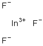 INDIUM TRIFLUORIDE, ANHYDROUS 99. 结构式