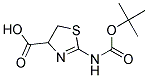 Boc-DL-2-amino-2-thiazoline-4-carboxylic acid 结构式