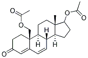 ANDROST-4,6-DIEN-3-ONE,17,19-DIACETOXY 结构式