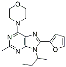 9-SEC-BUTYL-8-(FURAN-2-YL)-2-METHYL-6-MORPHOLINO-9H-PURINE 结构式