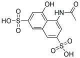 8-ACETAMIDO-1-NAPHTHOL-3,6-DISUFONIC ACID 结构式