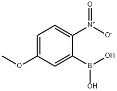 5-METHOXY-2-NITROPHENYLBORONIC ACID 结构式