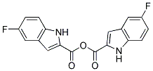 5-FLUOROINDOLE-2-CARBOXYLIC ACID, (2-CARBOXY-5-FLUOROINDOLE) 结构式