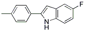 5-FLUORO-2-P-TOLYL-1H-INDOLE 结构式