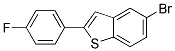 5-BROMO-2-(4-FLUOROPHENYL)BENZO[B]THIOPHENE 结构式