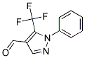 1-苯基-5-三氟甲基-1H-吡唑-4-醛 结构式