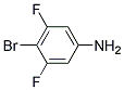 4-Bromo-3,5-difluoroaniline 95+% 结构式