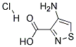 4-AMINO-ISOTHIAZOLE-3-CARBOXYLIC ACIDHYDROCHLORIDE 结构式