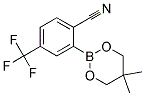 4-(TRIFLUOROMETHYL)-2-(5,5-DIMETHYL-1,3,2-DIOXABORINAN-2-YL)BENZONITRILE 结构式