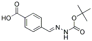 4-(BOC-AMINO-IMINO-METHYL)-BENZOIC ACID 结构式