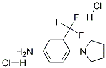 4-(1-PYRROLIDINYL)-3-(TRIFLUOROMETHYL)BEZENAMINE DIHYDROCHLORIDE 结构式