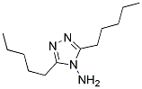 3,5-DIPENTYL-1,2,4-TRIAZOL-4-YLAMINE 结构式