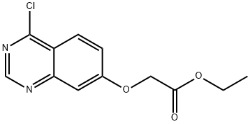 2-(4-氯喹唑啉-7-氧基)乙酸乙酯 结构式