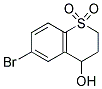 4-羟基-6-溴-2,3-二氢硫色烯-1,1-二氧化物 结构式