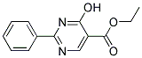 2-苯基-4-羟基嘧啶-5-羧酸乙酯 结构式