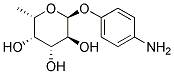 P-AMINOPHENYL-A-L-FUCOPYRANOSIDE 结构式