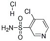 4-CHLORO-3-PYRIDINESULPHONAMIDE HYDROCHLORIDE 结构式