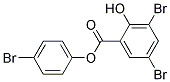 3,5-DIBROMOSALICYLIC ACID 4'-BROMOPHENYL ESTER 结构式