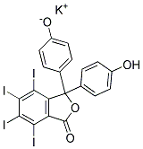 TETRAIODOPHENOLPHTHALEIN POTASSIUM SALT 结构式