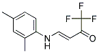 4-(2,4-DIMETHYLANILINO)-1,1,1-TRIFLUOROBUT-3-EN-2-ONE, TECH 结构式