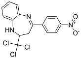 4-(4-NITROPHENYL)-2-(TRICHLOROMETHYL)-2,3-DIHYDRO-1H-1,5-BENZODIAZEPINE, TECH 结构式