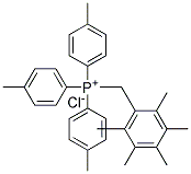 TRI(4-METHYLPHENYL)(2,3,4,5,6-PENTAMETHYLBENZYL)PHOSPHONIUM CHLORIDE, TECH 结构式
