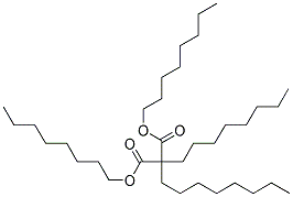 DIOCTYL 2,2-DIOCTYLMALONATE, TECH 结构式