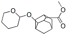 METHYL 4-(TETRAHYDRO-2H-PYRAN-2-YLOXY)ADAMANTANE-2-CARBOXYLATE, TECH 结构式