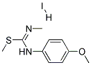 METHYL N-METHYL-(4-METHOXYANILINO)METHANIMIDOTHIOATE HYDROIODIDE, TECH 结构式