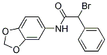 N1-(1,3-BENZODIOXOL-5-YL)-2-BROMO-2-PHENYLACETAMIDE, TECH 结构式