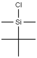 TERT-BUTYL(CHLORO)DIMETHYLSILANE, 97+% 结构式